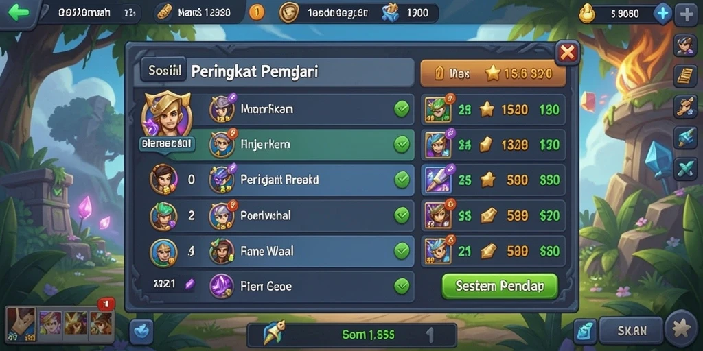 Tampilan menu utama yang menarik dan mudah dinavigasi.