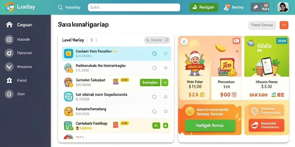 Tampilan antarmuka yang user-friendly dan menarik.
