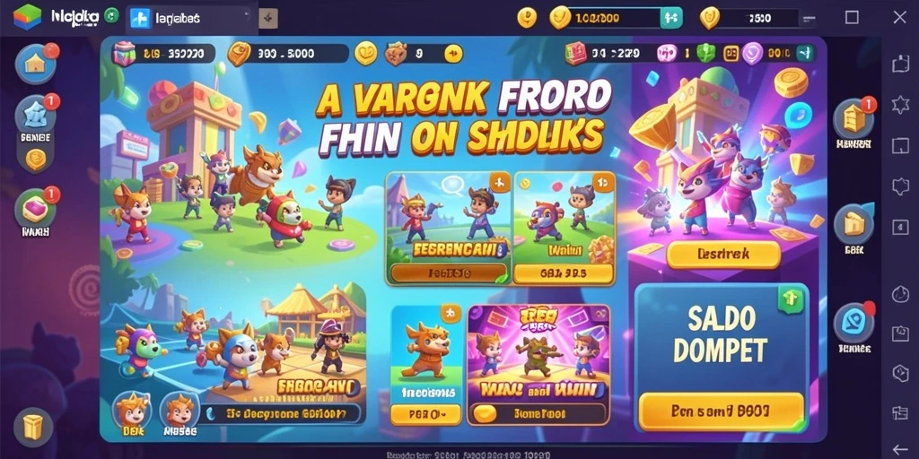 Tampilan karakter ninja yang mengesankan.