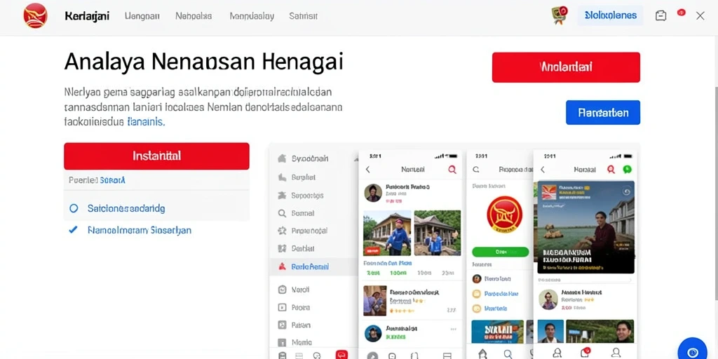 Tampilan antarmuka yang bersih dan menarik.