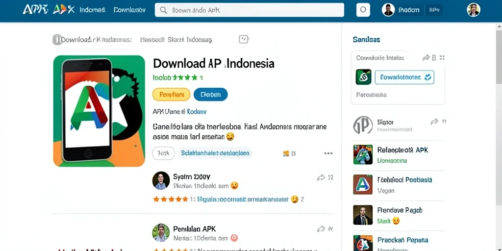 Screenshot menunjukkan antarmuka utama aplikasi yang menarik.